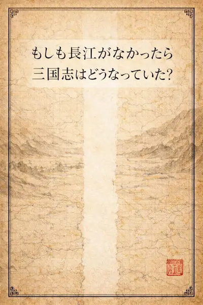 もしも長江がなかったら三国志はどうなっていた？ 表紙